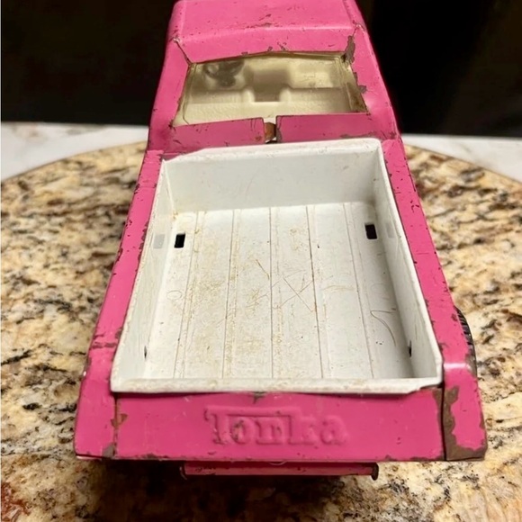 Tonka • Vintage • 1970’s • Pink • Pickup • Pressed Steel 9” • Truck - Picture 6 of 12